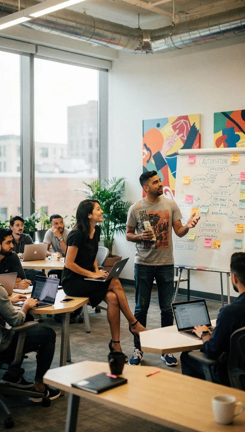 Modern office workspace