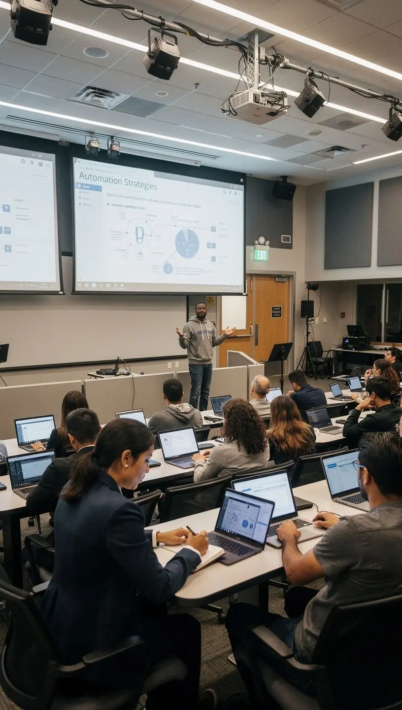 Professional business solutions illustration